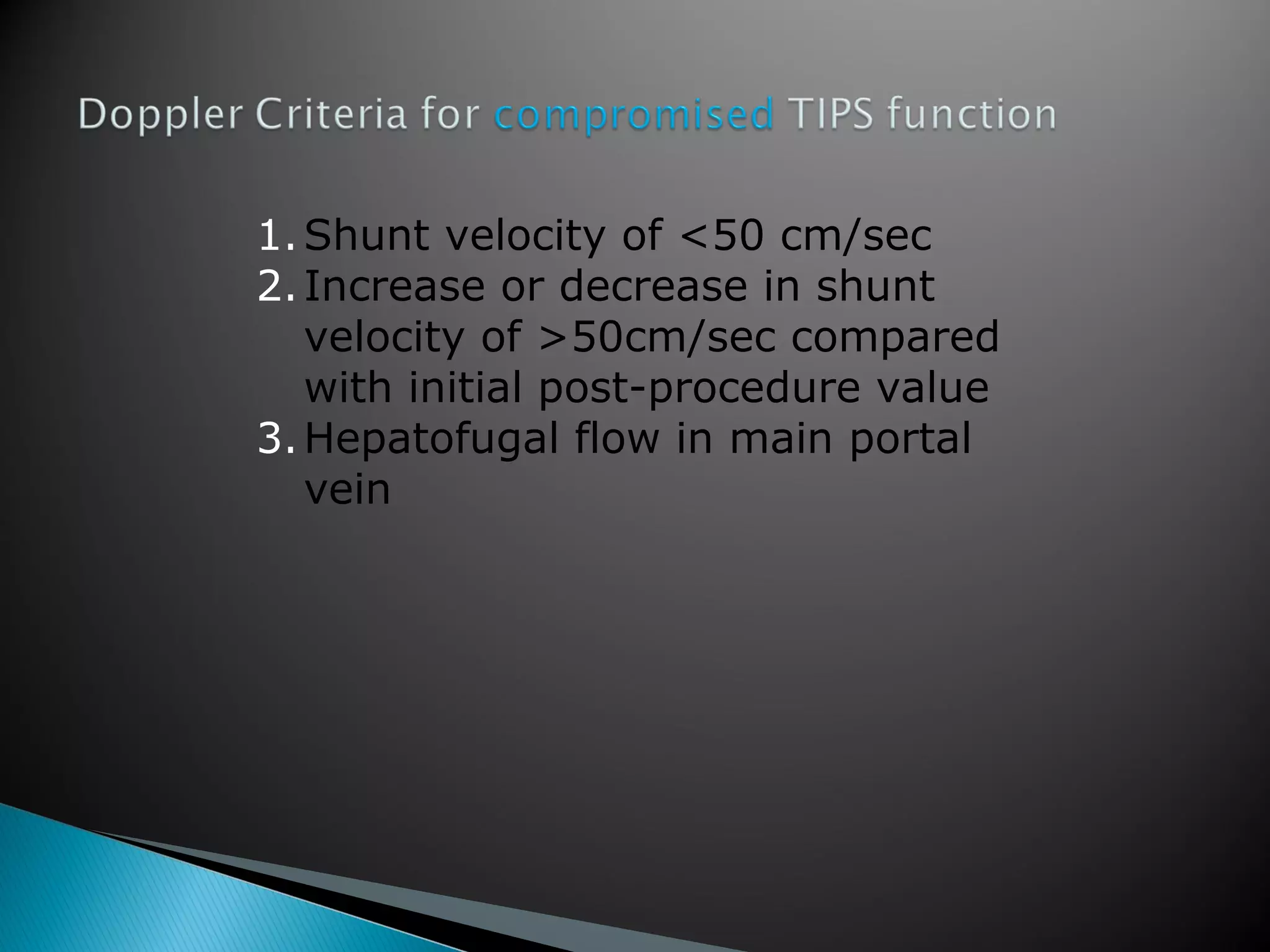 Tips Procedure Duration Transjugular intrahepatic porto systemic shunt | PPT
