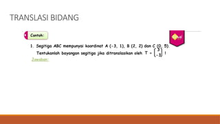 PPT MATEMATIKA TRANSFORMASI GEOMETRI : TRANSLASI | PPTX