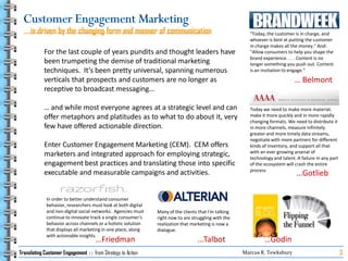 Translating Customer Engagement   From Strategy To Action