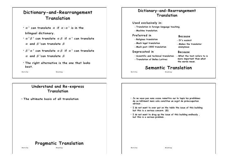 Translation Translation