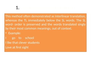 English Translation Methodology of Students | PPTX