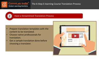 Elearning Course Translation Translation & Localization of E-learning Courses How to Get Started | PPTX
