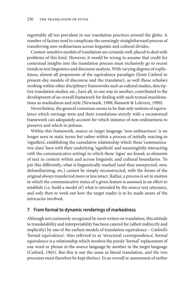 Translation And Markedness | PDF