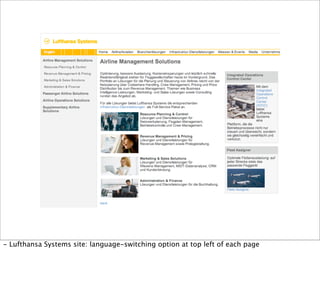 Making the Web Multilingual