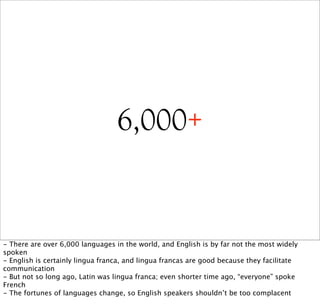 Making the Web Multilingual