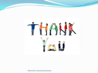 Material for educational purposes