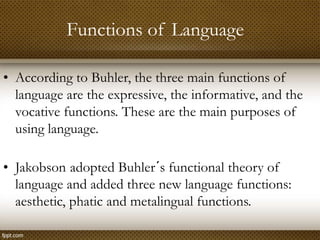 Translation and Language Functions | PPT
