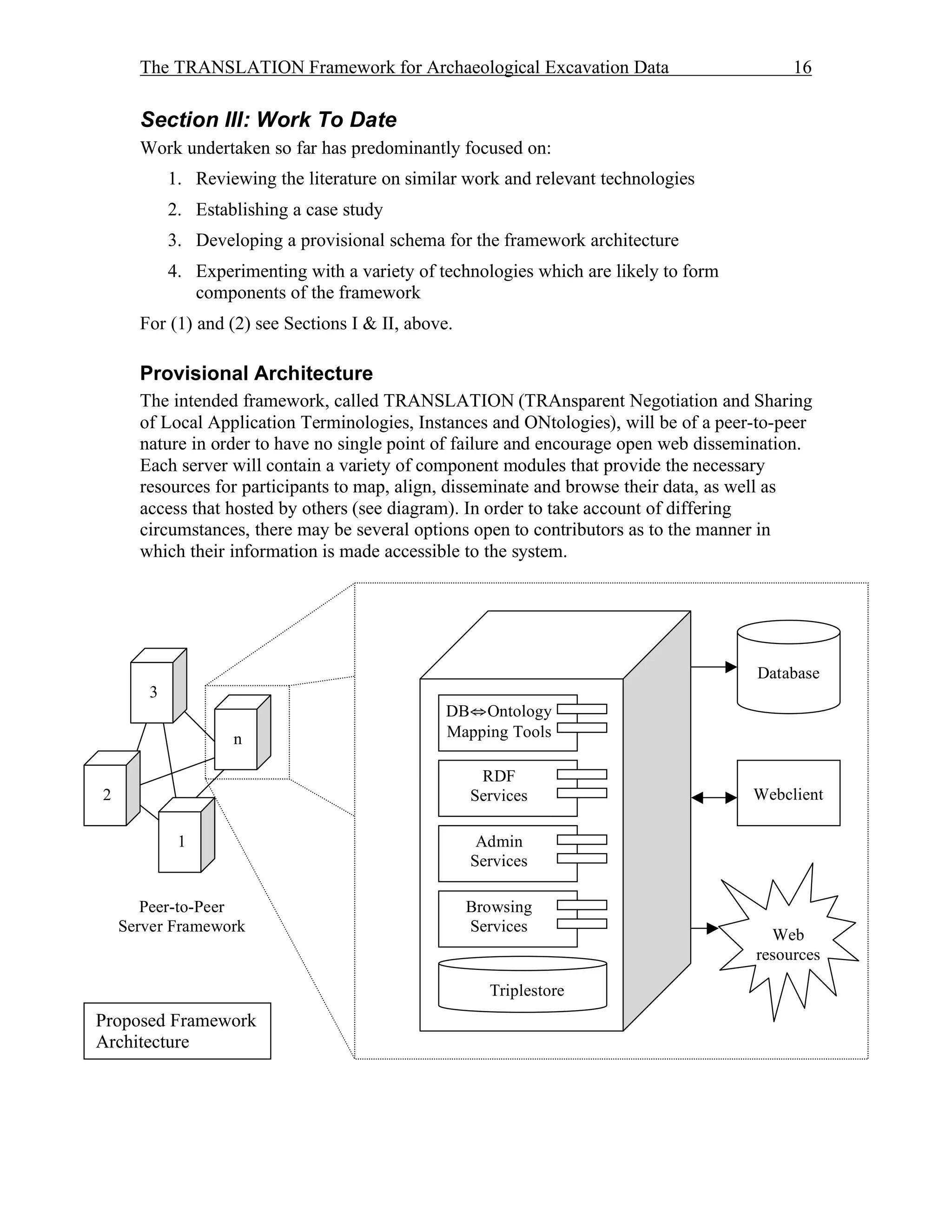 Translationframework