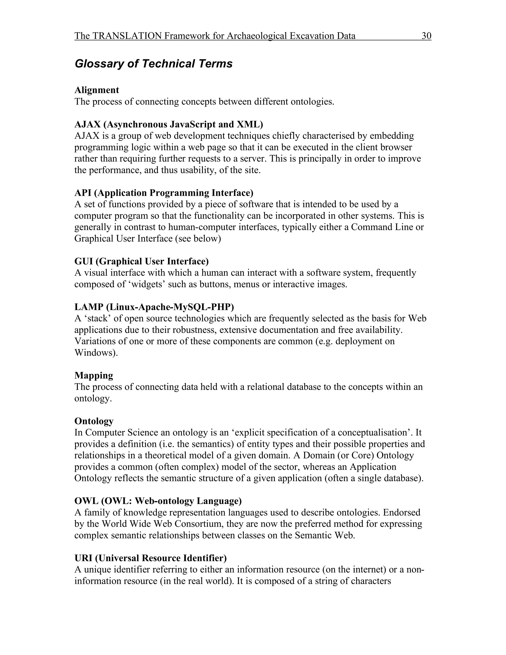 Translationframework