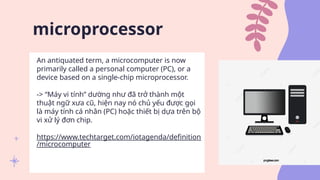 Microcomputer Definition And Examples Comprehensive Guide to English Prefixes with Examples and Context | PPTX