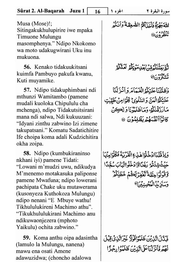 Translation Of The Meaning Of The Holy Quran In Chichewa PDF translation-of-the-meaning-of-the-holy-quran-in-chichewa-pdf