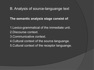 Translation procedure | PPTX