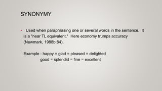 Sentence With Splendid translation procedures 2.pptx
