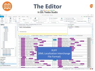 31
The Editor
In SDL Trados Studio
XLIFF
(XML Localization Interchange
File Format)
 