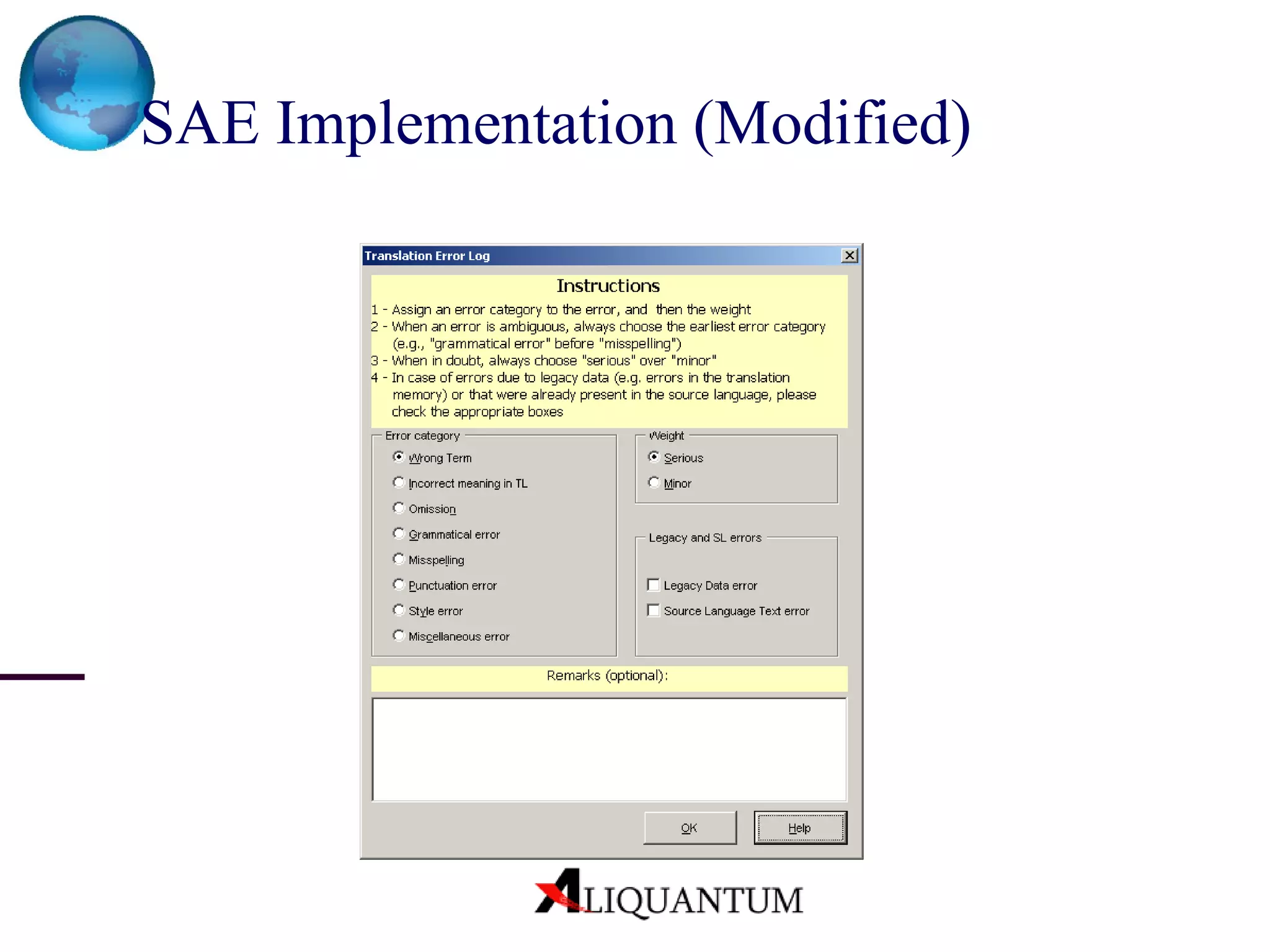 SAE Implementation (Modified) 