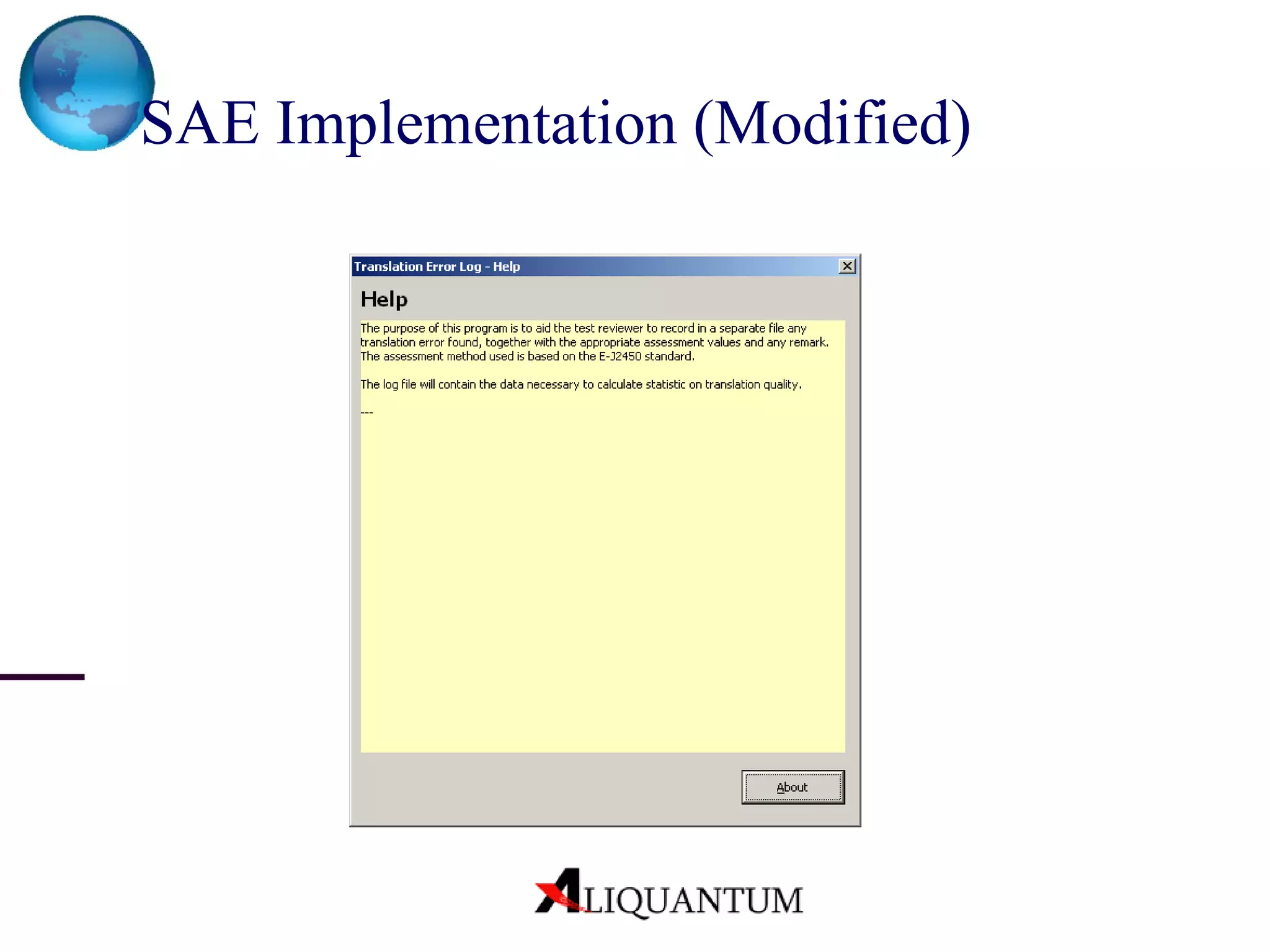 SAE Implementation (Modified) 