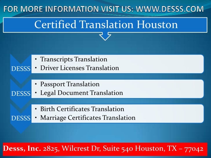 Translation Houston Houston Translation Services