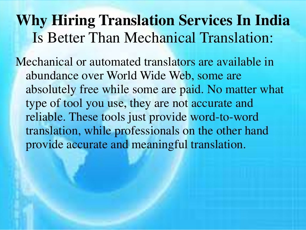 Translation Company In India can Best Suffice Your Requirements