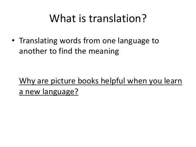 transliteration meaning example