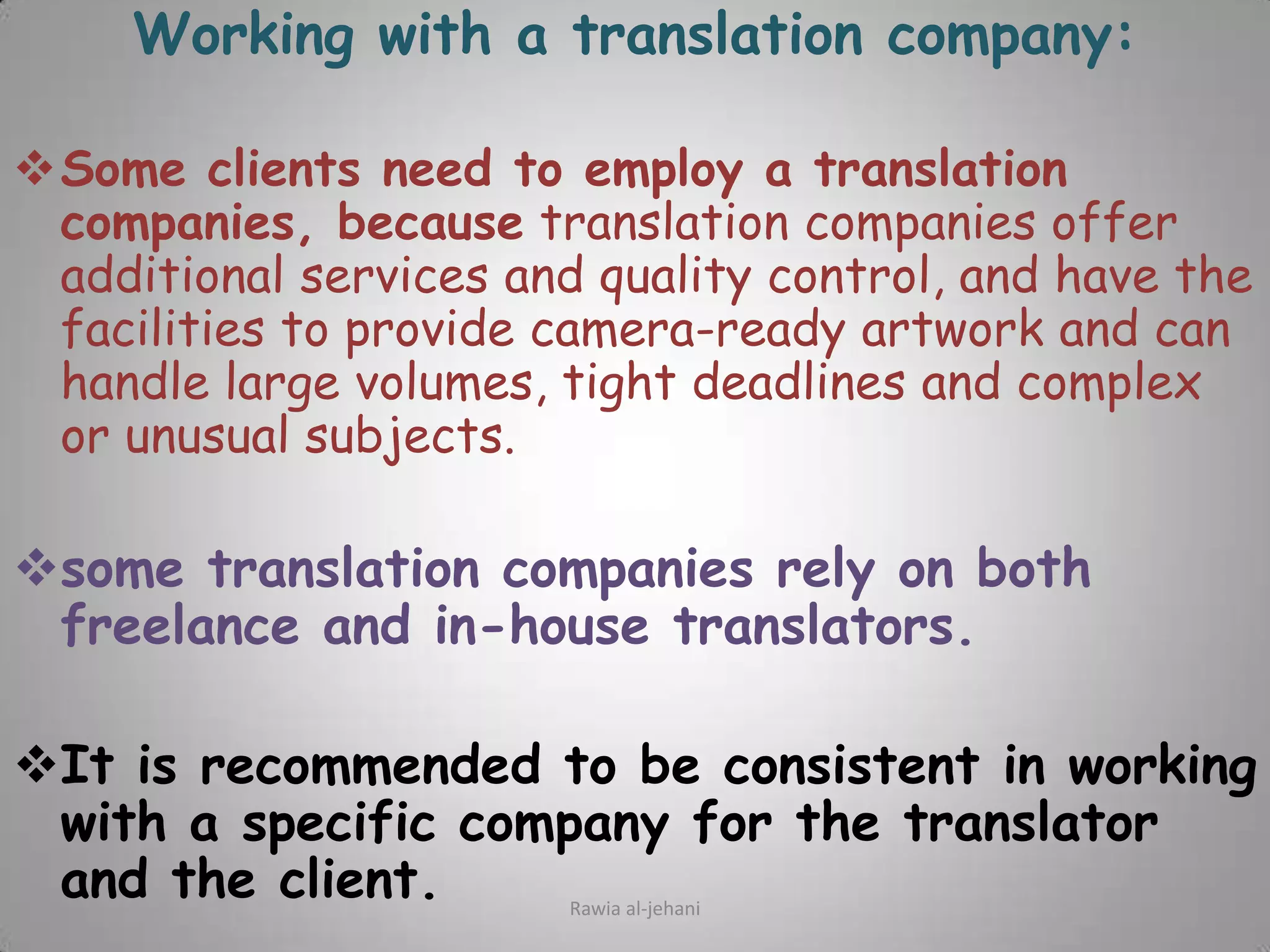 Translation skills presentation | PPTX