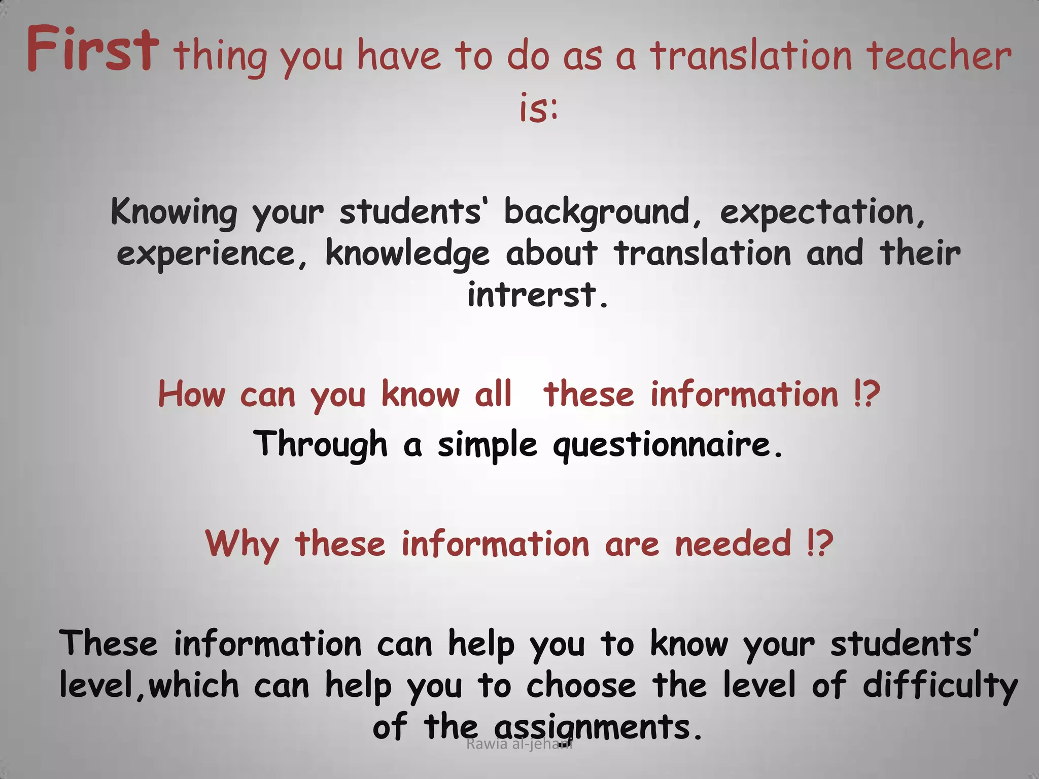 Translation skills presentation | PPTX