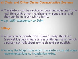 1-Word Possessors Word possessors allow translators to type.