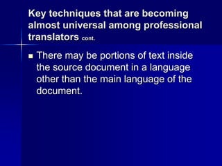 TRANSLATION TECHNIQUES.ppt