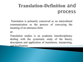 Translation theory and practice | PPT