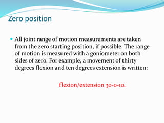 Zero Position Test Translatoric Joint Play.pptx
