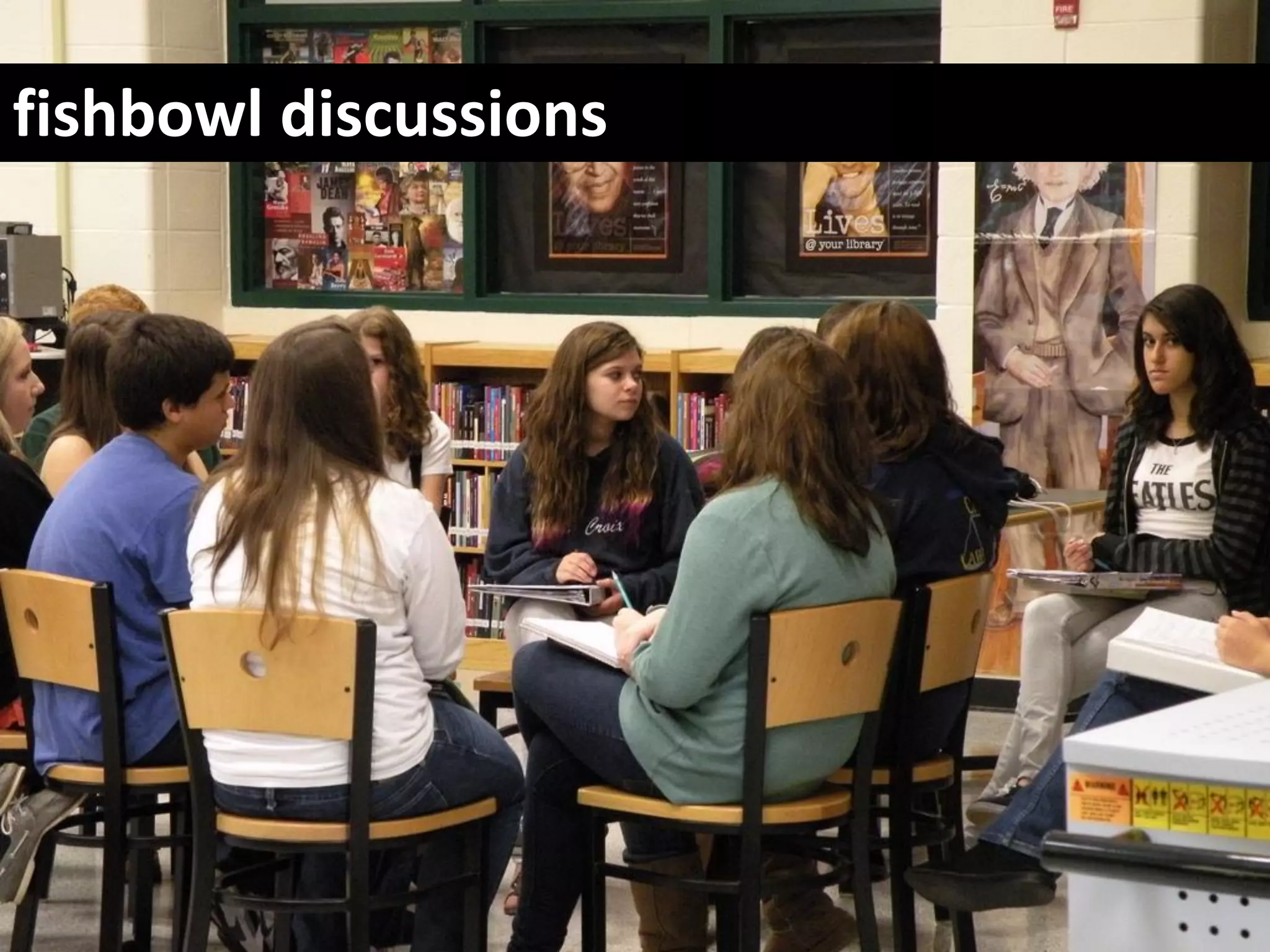 fishbowl discussions
 