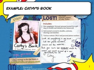 example: Cathy’s book




                        7
 
