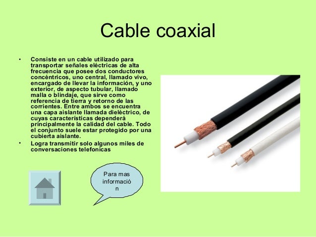 Resultado de imagen para cable coaxial informacion