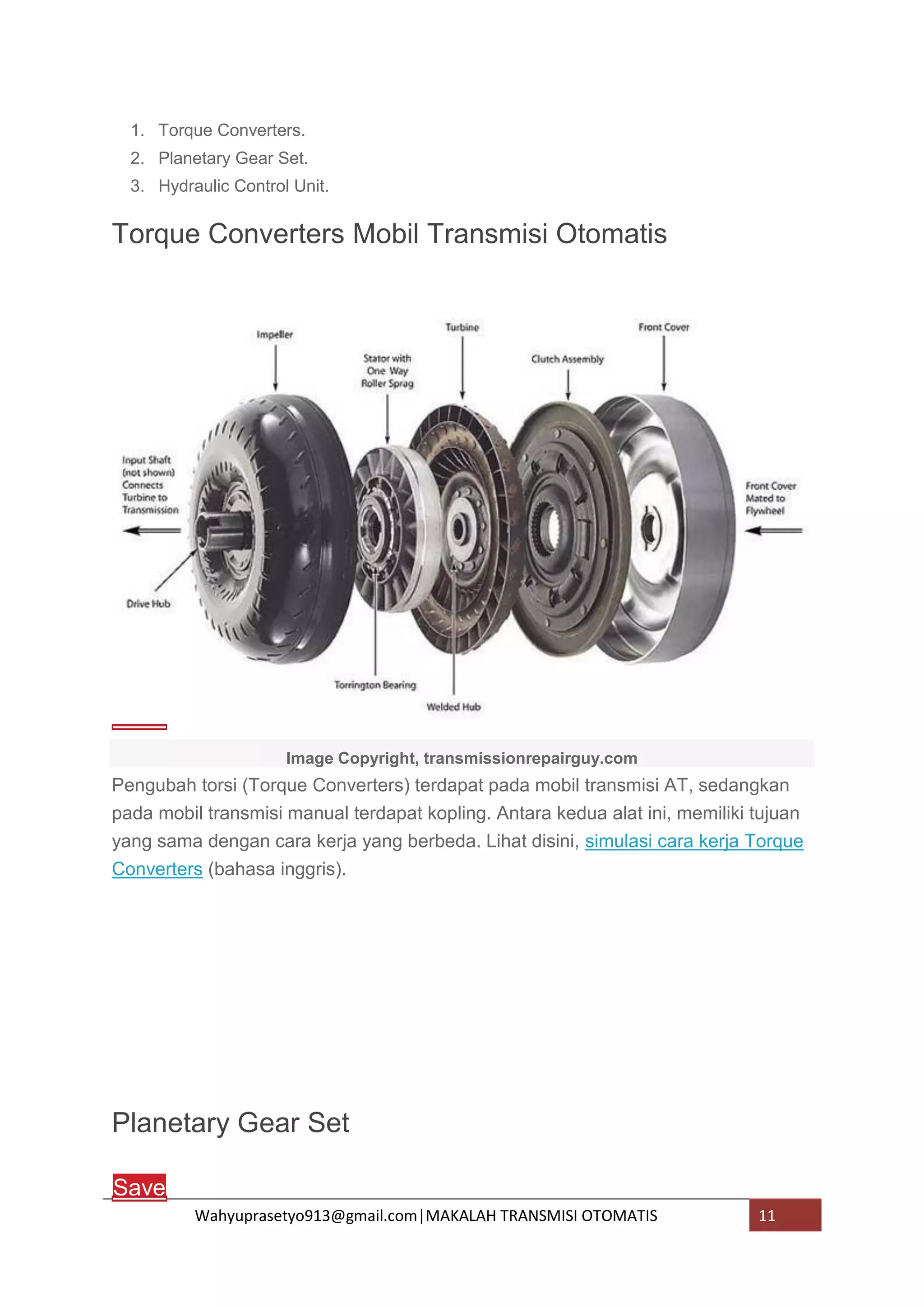 Transmisi otomatis artikel | PDF