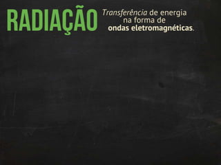 Termodinâmica: transmissão de calor