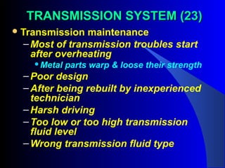 Car Transmission System | PPT