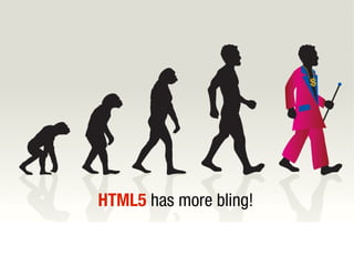 HTML5 has more bling!
 