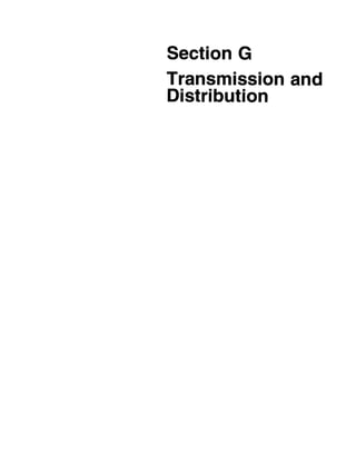 Section G
Transmission and
Distribution
 