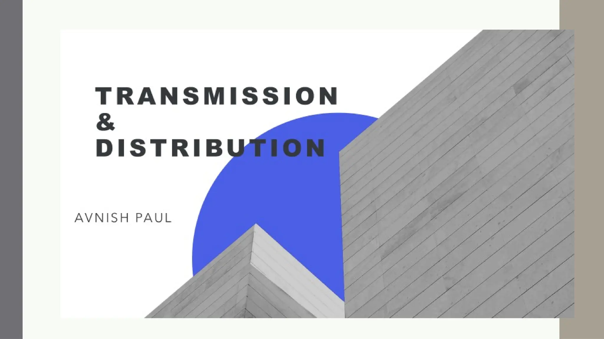 Transmission and distribution Typical outline of an ac transmission and ...