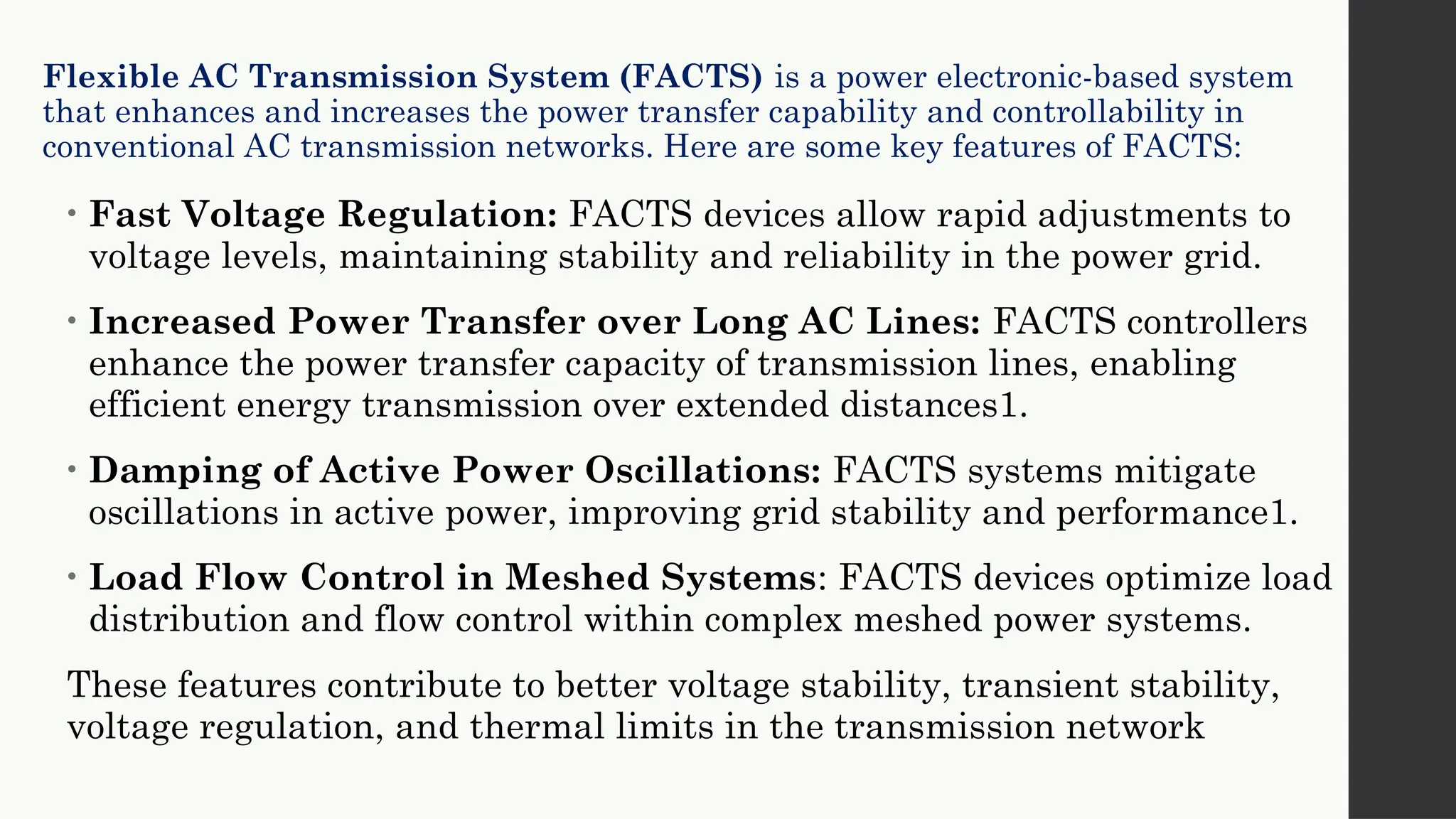 Transmission and distribution Typical outline of an ac transmission and ...