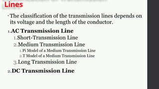Transmission and distribution Typical outline of an ac transmission and ...