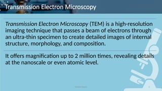 Comprehensive Overview of Transmission Electron Microscopy (TEM) and ...