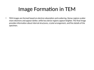 Comprehensive Overview of Transmission Electron Microscope (TEM ...