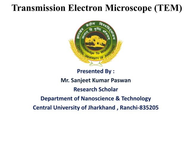 Transmission electron microscope, high resolution tem and selected area ...