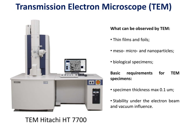 Transmission electron microscope, high resolution tem and selected area ...
