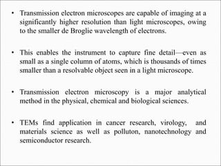 Transmission Electron Microscopy | PPT