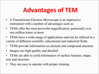 Tem Instrumentation Pdf Transmission Electron Microscopy | PPT