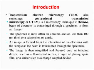 Transmission Electron Microscopy | PPT