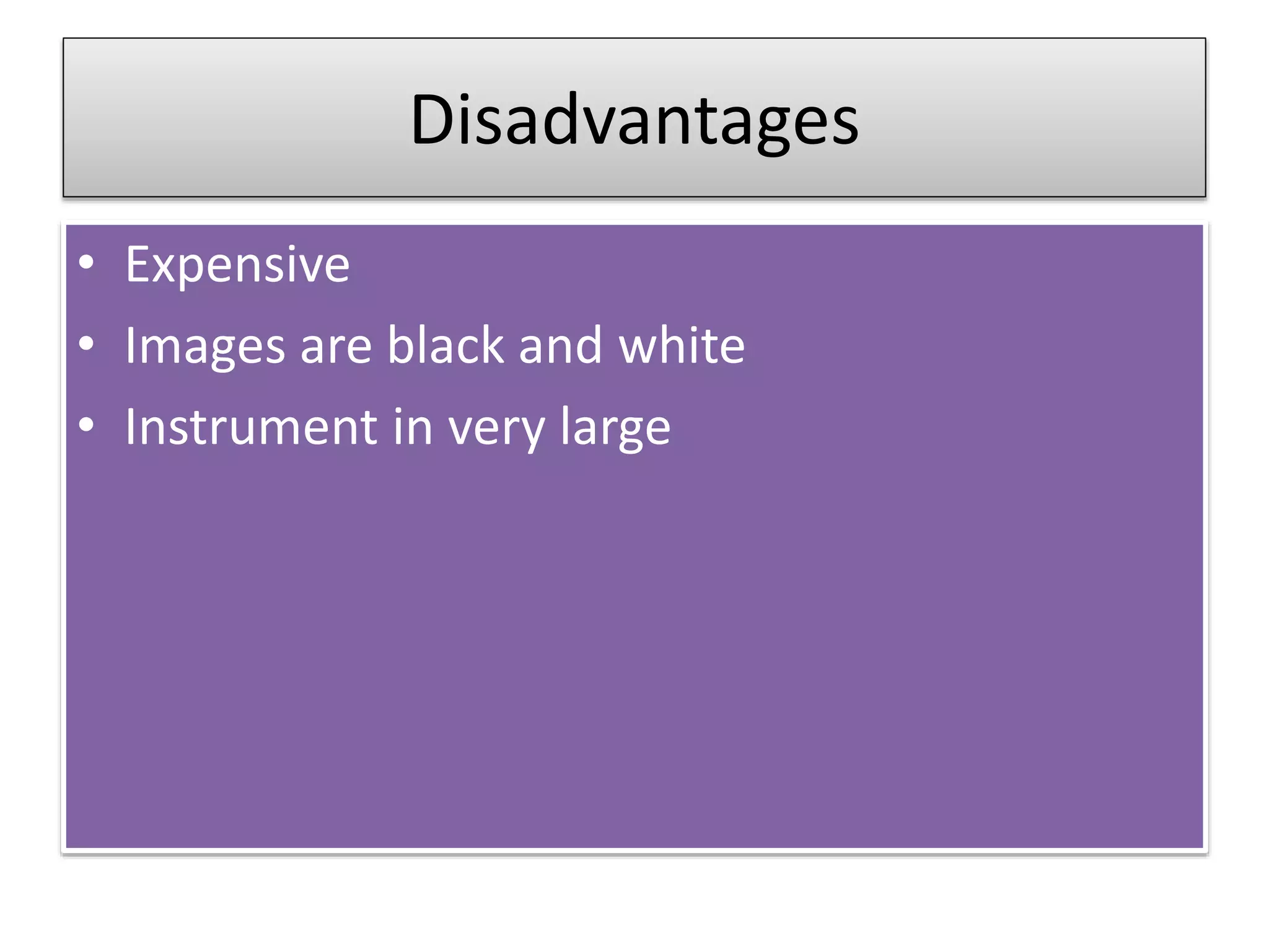 Limitation
• Samples are limited to those that are electron
transparent.
• Difficult to handle
• Tricky sample preparation
 
