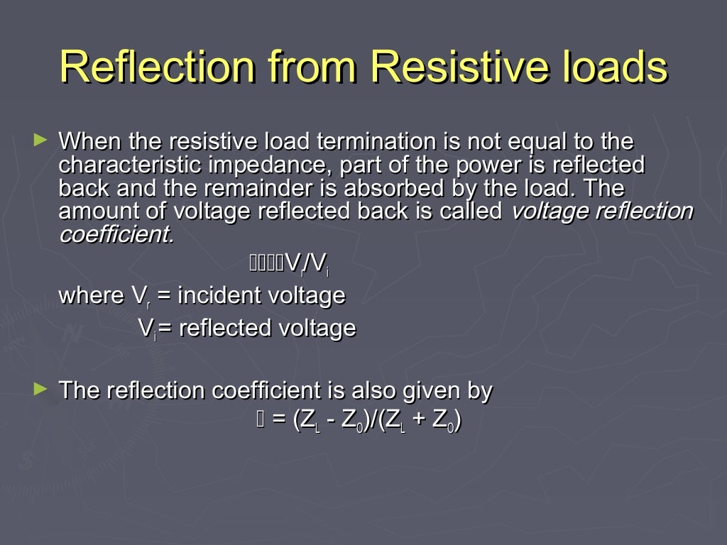 Transmission line analysis