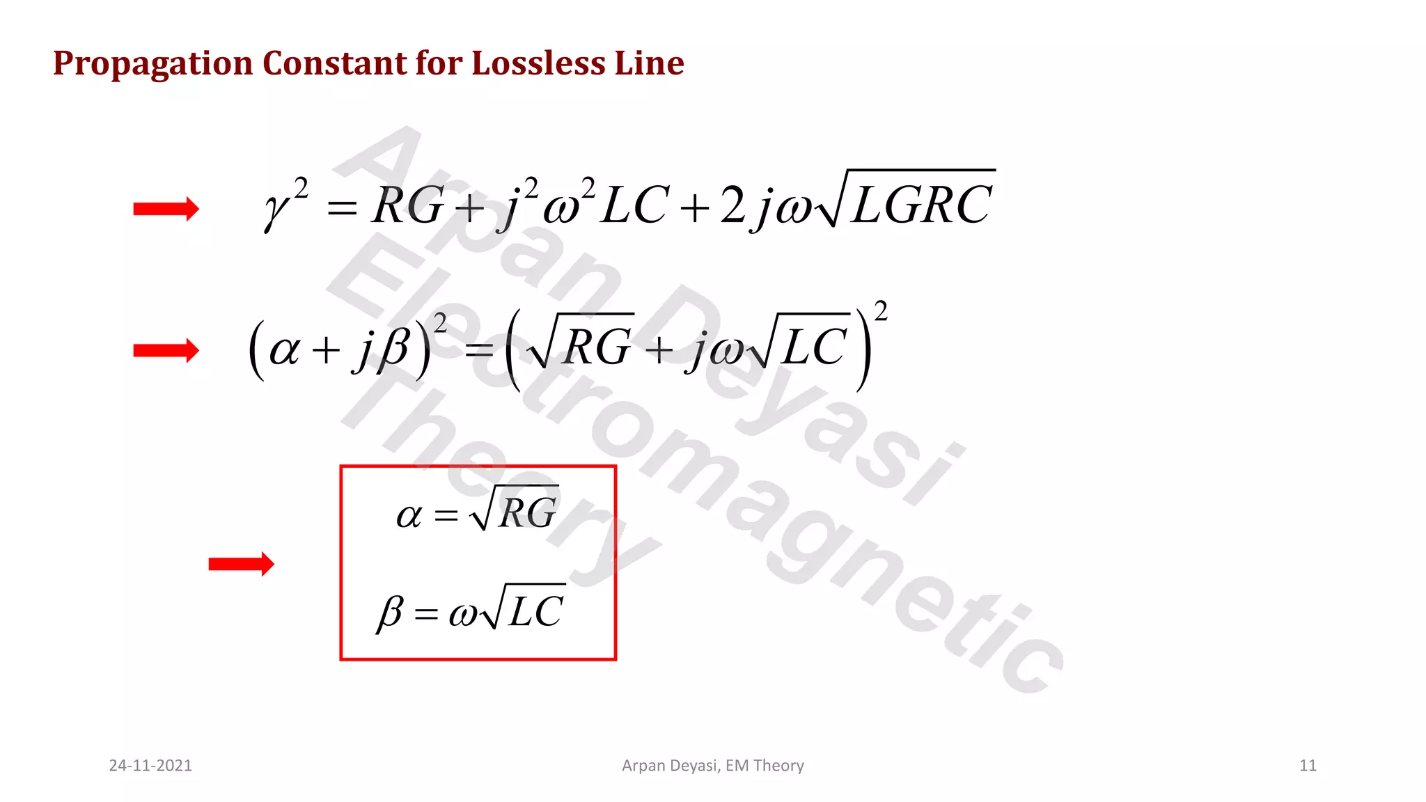 Distortionless Transmission Line | PDF